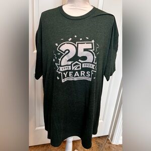 Movement Mortgage 25th Anniversary Limited Edition Green Mens T-shirt Size 3XL